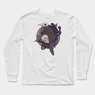 Crow skull Long Sleeve T-Shirt